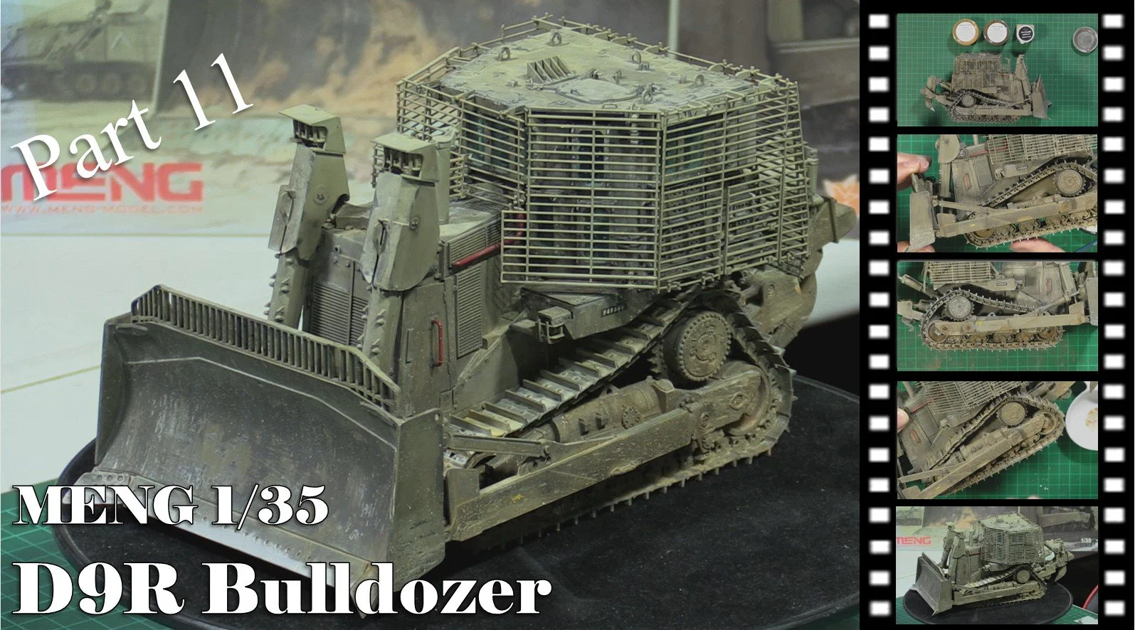 Meng 1/35 D9R Dozer Part 11 — Flory Models